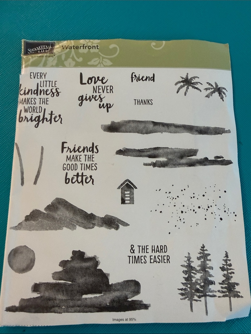 Stampin' Up! Retired Waterfront Photopolymer Stamp Set